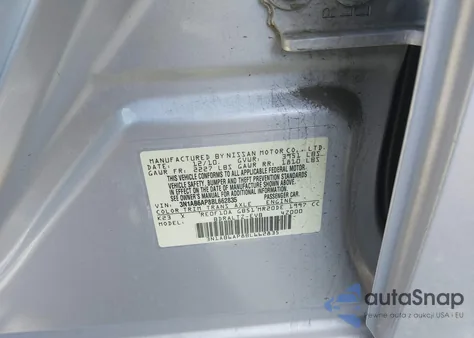 2011 Nissan Sentra 2.0Sr из США, поврежденный, VIN 3N1AB6AP8BL662835